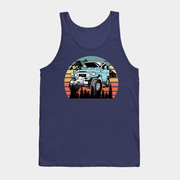 Toyota Land Cruiser Tank Top by ManulaCo